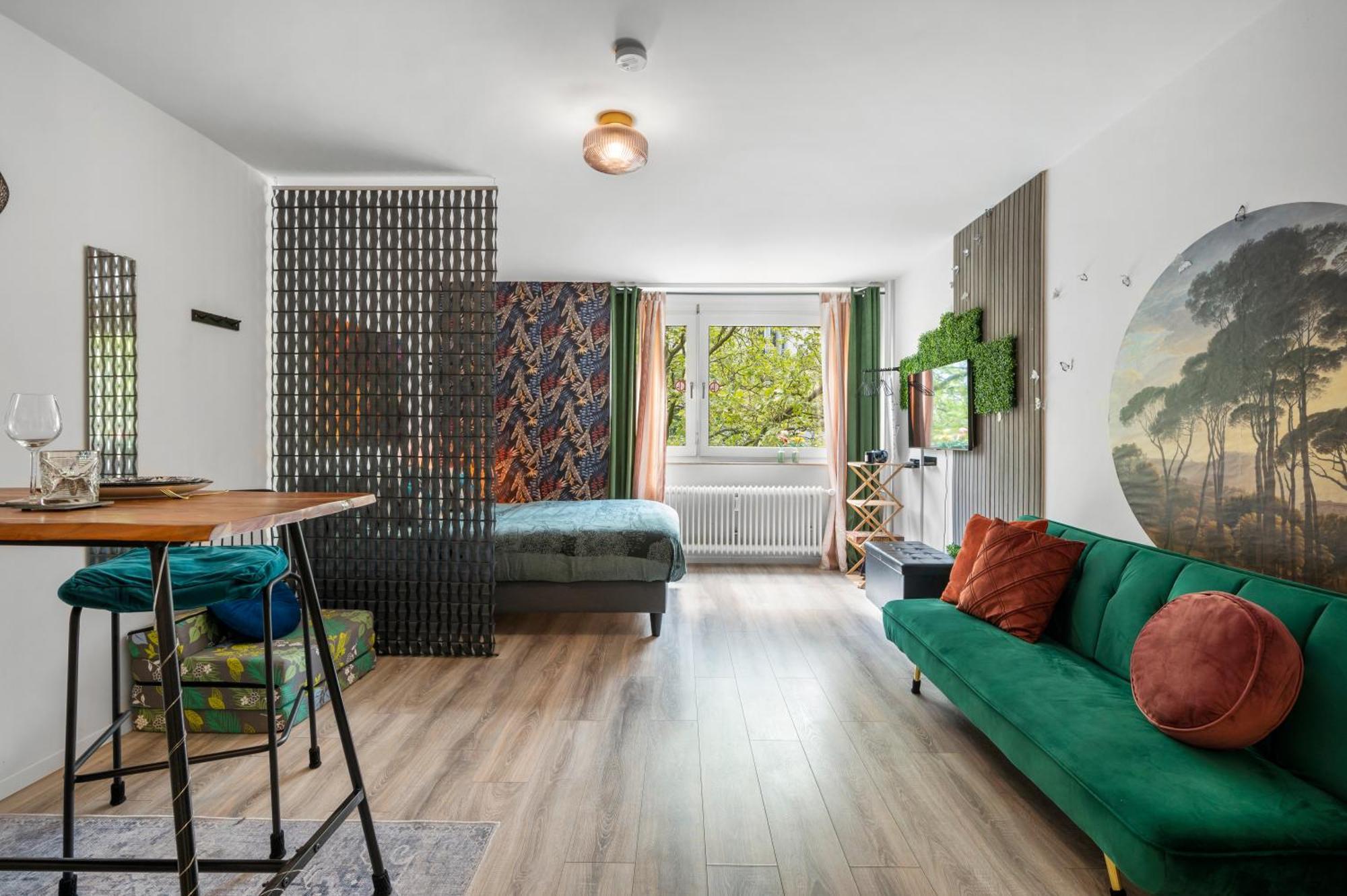 Urban Jungle Studio Apartment Offenbach am Main Dış mekan fotoğraf